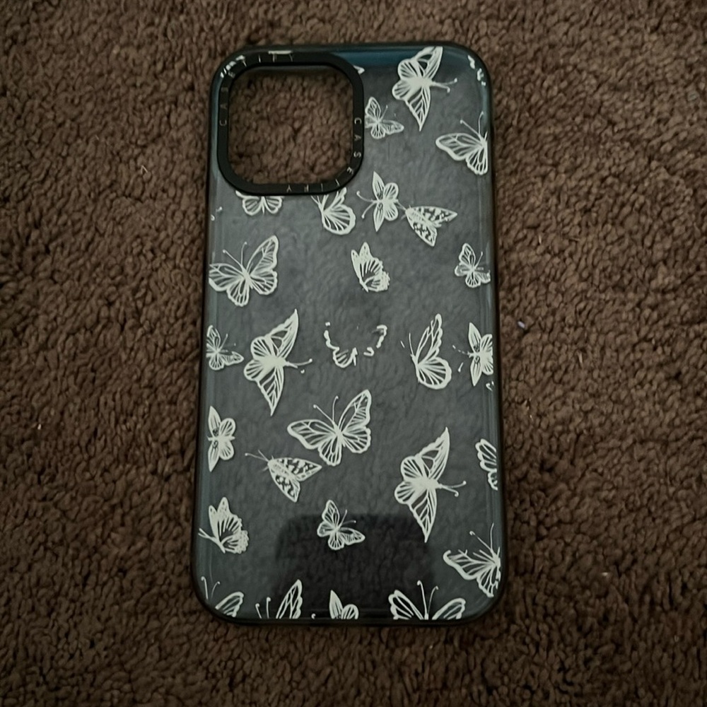 Casetify phone case- blue butterfly